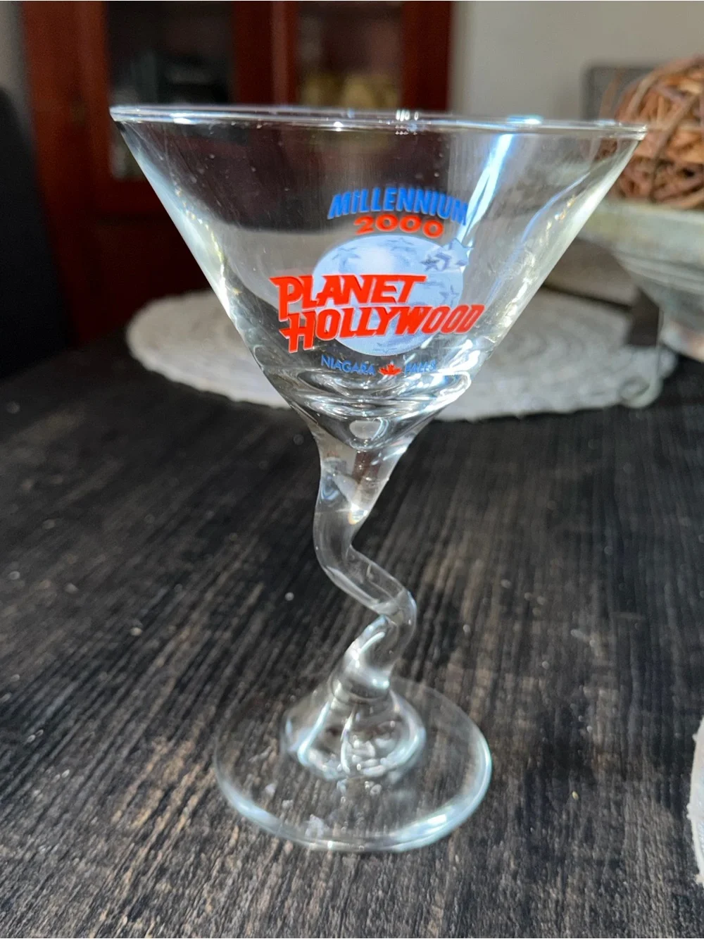 Millennium 2000 Planet Hollywood Beer Glass Collectible Vintage Used Pre Owned M
